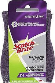 Scotch-Brite Extreme Scrub Scour Pad, 2 Pads
