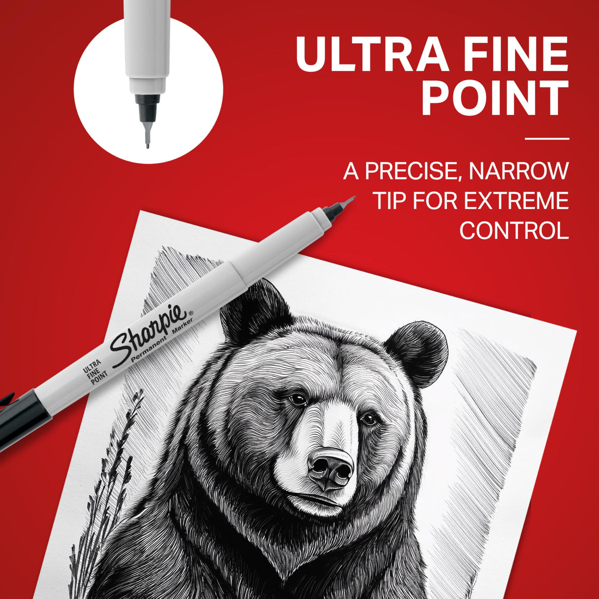 Sharpie 36 / 1 Count (Pack of 36) / Black Permanent Markers