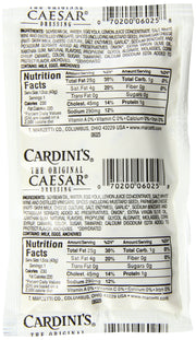 Cardini Caesar Dressing by Cardini's – 1.5 Ounce (Pack of 60), Pack of 60