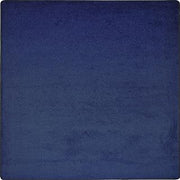 Joy Carpets Endurance Solid Colored Area Rug in Color Midnight Sky, 6' x 6'