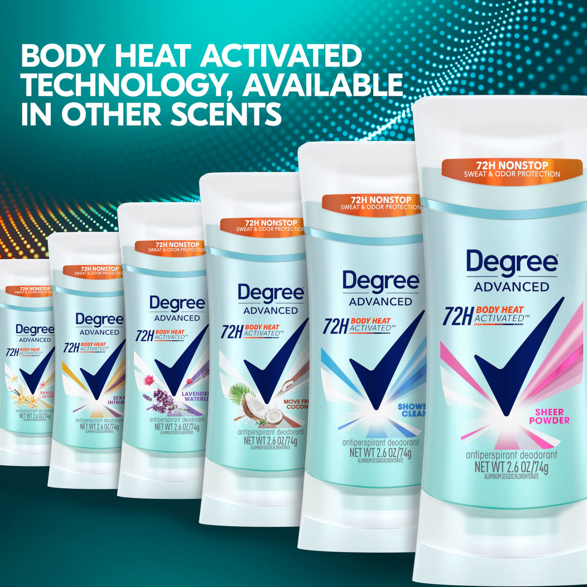 Degree 2.6 Ounce (Pack of 2) / Sheer Powder / No Color Antiperspirant Deodorant