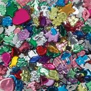 Chenille Kraft Fun Gems Bonus Pack by Pacon – Assorted Sizes, Acrylic, Assorted Shapes & Colors, Model 3541