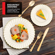 Stock Your Home 125 / 125 Piece / Gold Plates