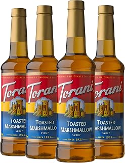 Torani Toasted Marshmallow Flavored Drink Syrup, 25.4 fl oz, 4 Pack