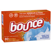 Fabric Softener Dryer Sheets by Bounce – 80 Count (Pack of 3), No Color, Pack of 3, Model BOUNCE SHT FL 9/80 USE