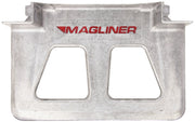 14" x 7-1/2" Die-cast Noseplate For Hand Truck by Magliner – 7-1/2x14"., Aluminum, Silver, Model 300200