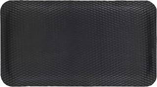 Hog Heaven Ergonomic Anti-Fatigue Mat 7/8" 8' Length x 4.8' Width, Black by M+A Matting
