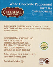 Celestial Seasonings White Chocolate Peppermint / 20 Count (Pack of 2) / No Color White