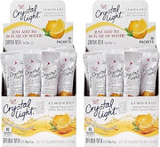 Crystal Light Lemonade, Zesty Lemon Flavored Powdered Drink Mix, Sugar Free Refreshing Beverage, Convenient Travel Size Single Serve Packets, Just Add Water, 30 Count (Pack of 2)