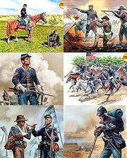 Masterbox Bundle LOT of American Civil WAR Series 6 Plastic Kits 1/35