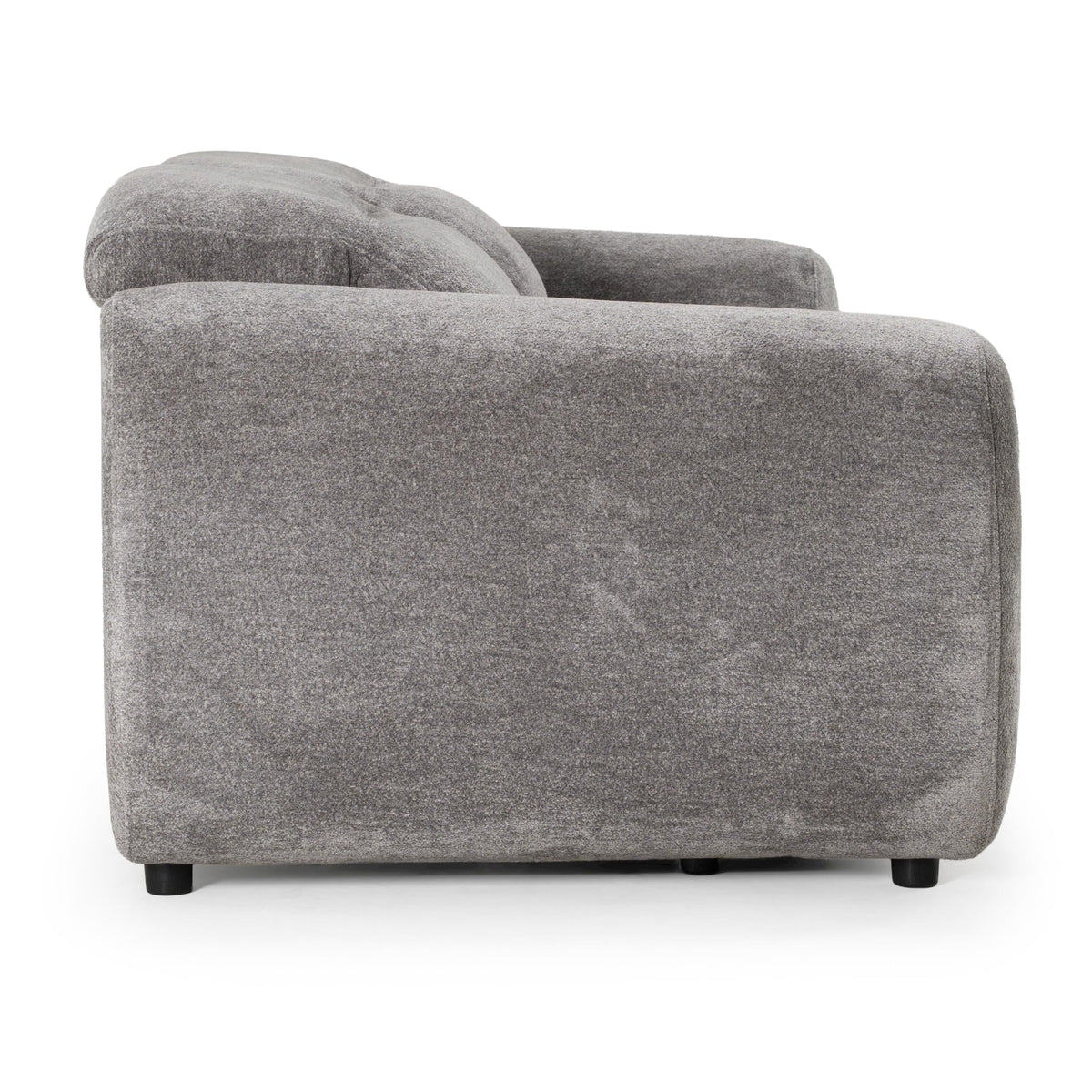 Brevig - Modern Grey Fabric Sofa w/ 2 Recliners by Limari Home – Fabric, Grey, Model LIM-83352