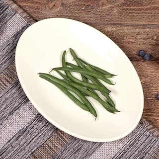 Elite Global Solutions D8512OVC-V Oval Plate, 12 1/2" x 8 1/2" x 1" h., Melamine, Vanilla (Pack of 6)