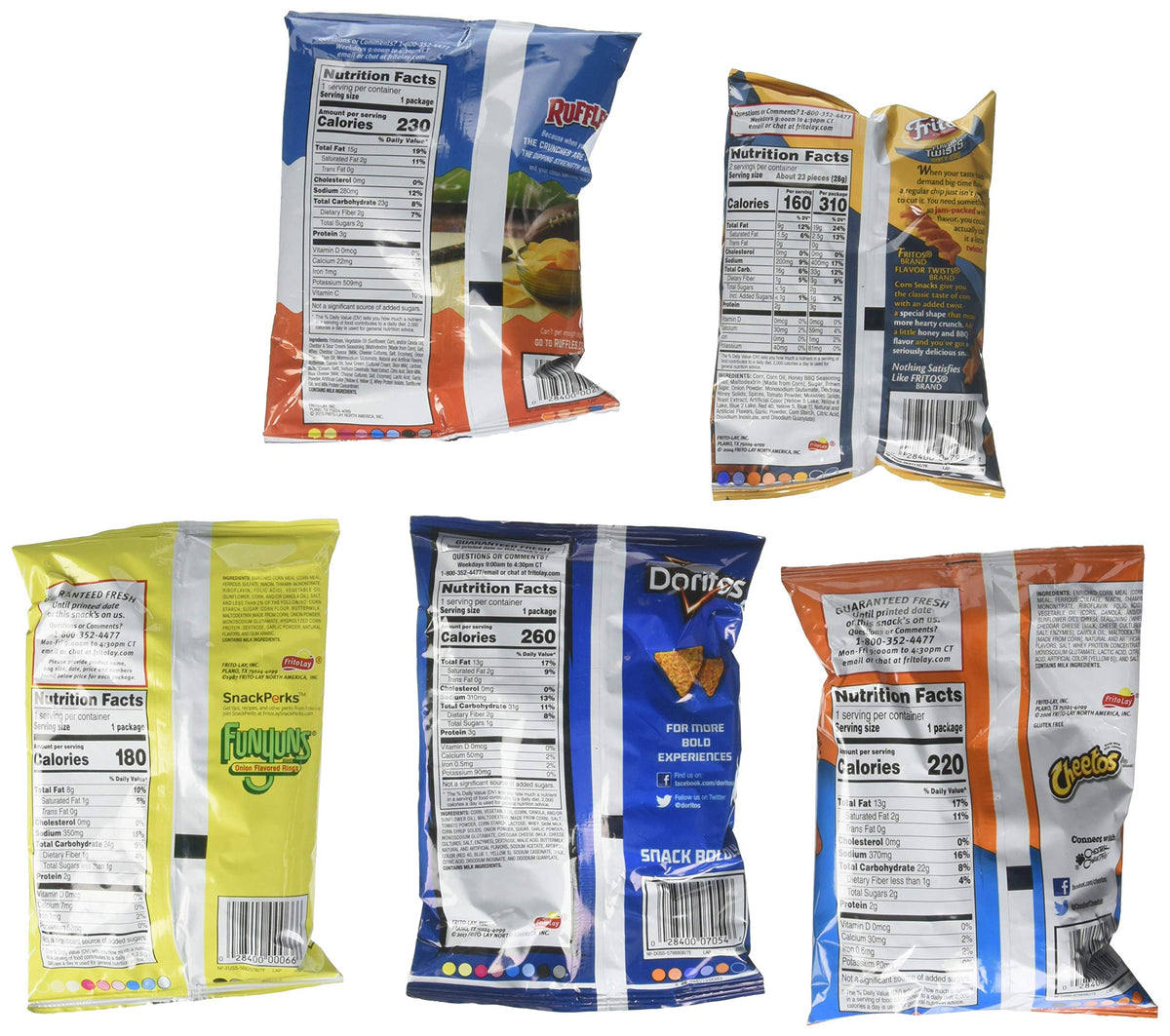 Premiere Mix Chips and Snacks 30 Piece Variety Pack by Frito Lay – 60 Ounce (Pack of 1)