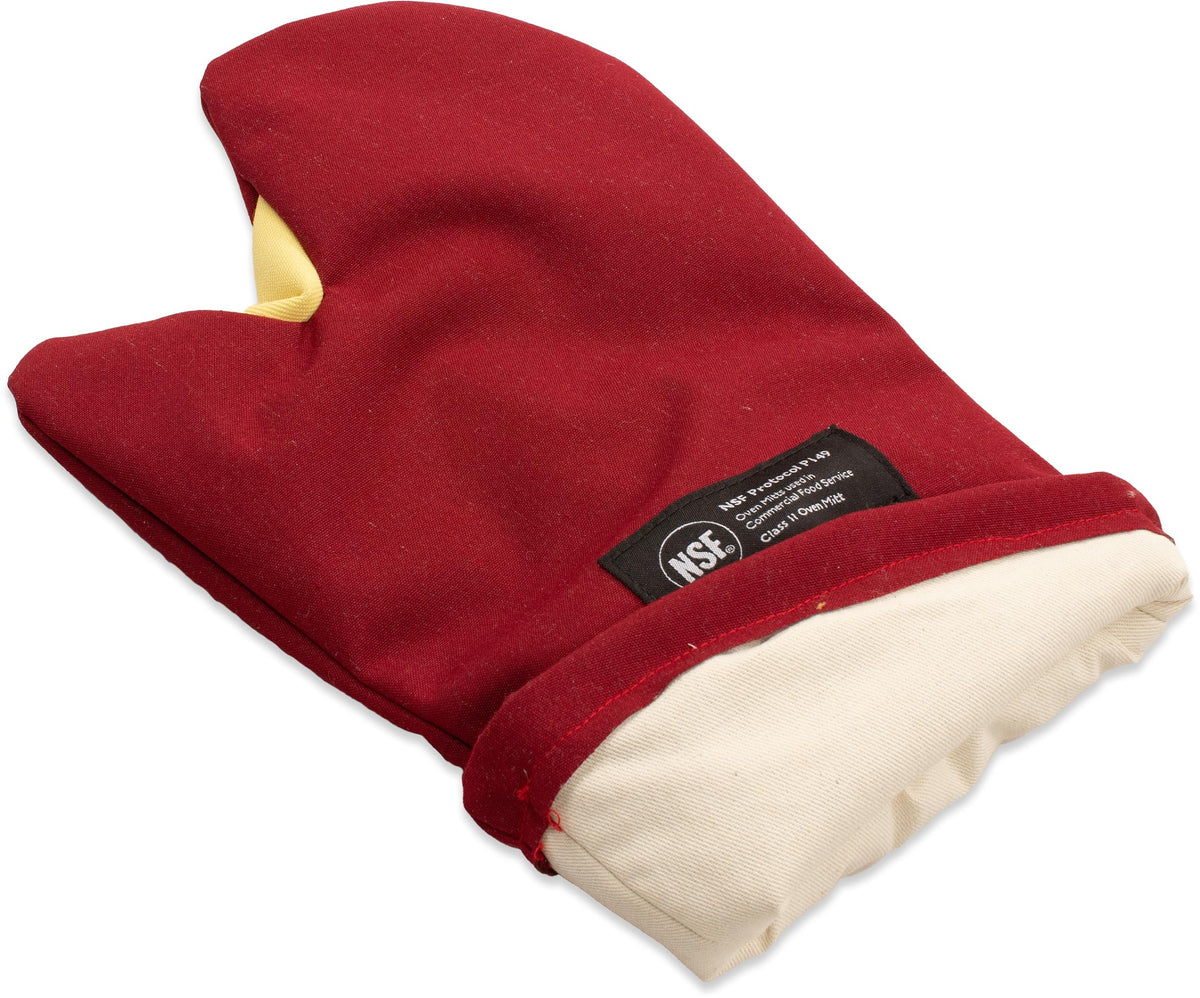 San Jamar 15" / Conventional / Red Oven Mitts
