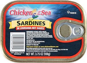 Chicken Of The Sea Sardines in Hot Sauce, 3.75 Ounce -- 18 per case.
