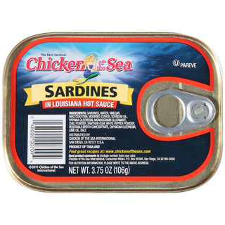 Sardines in Hot Sauce by Chicken of the Sea – Pack of 18