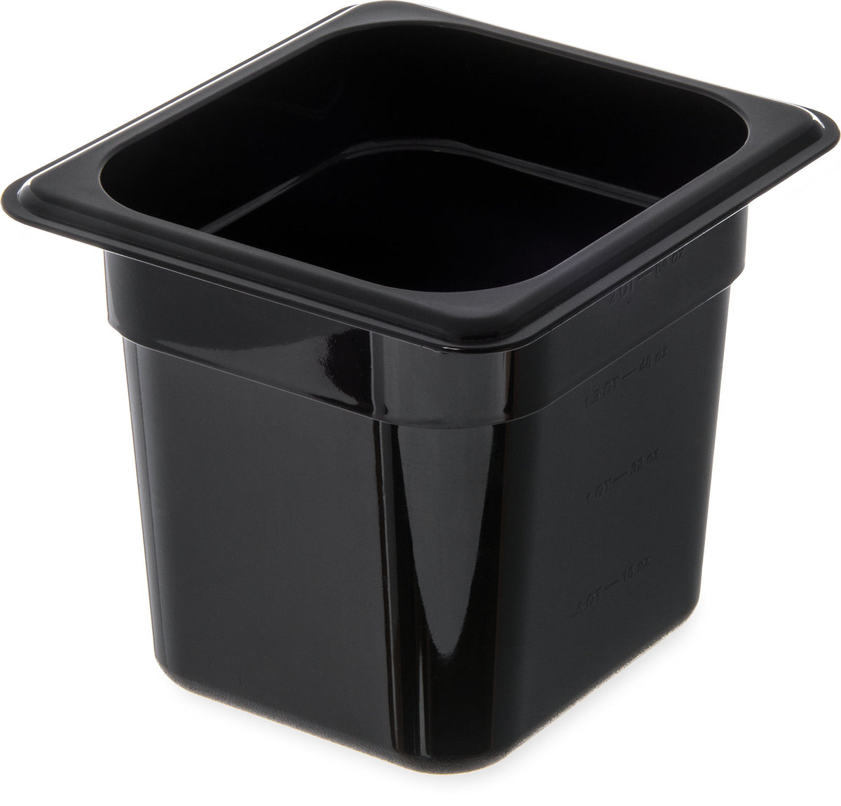 Carlisle FoodService Products Black / 6 Inches / Pack of 6 Storage & Transport