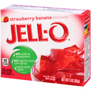 Strawberry Banana Gelatin Dessert Mix (3 oz Boxes by Jell-O – 3 Ounce (Pack of 6), Pack of 6, Model 10001041