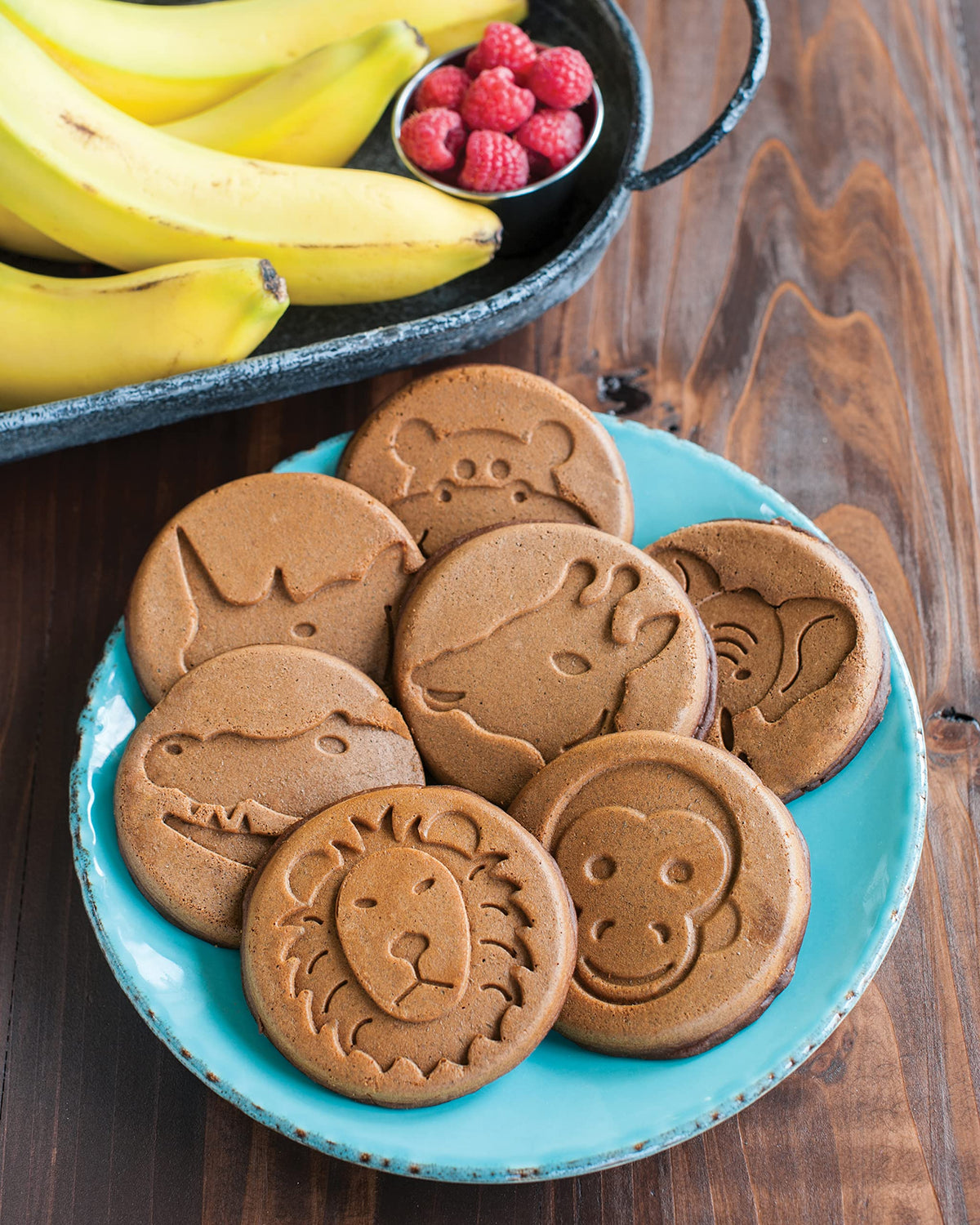 Nordic Ware Black / Zoo Friends Pancake / 17.5x10.5x2.1 Specialty & Novelty Cake Pans