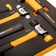 5 Piece Mixed Hammer Set in Foam Storage Tray by GEARWRENCH – Black, Model GWH5PCMS