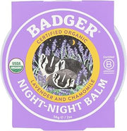 Badger Balm Night Tin Organic, 2 Ounce