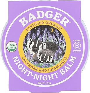 Badger Balm Night Tin Organic, 2 Ounce