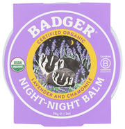 Balm Night Tin Organic, 2 Ounce by Badger – 2 Ounce (Pack of 1), Model 634084160017
