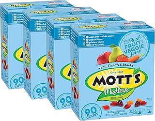 Mott's Medley Assorted Fruit Flavored Snacks (90 Count) (4 Pack)