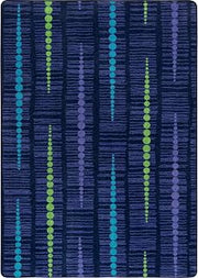 Joy Carpets Recoil 10'9" x 13'2" Area Rug in Color Violet