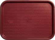 Carlisle FoodService Products Burgundy / 1 / 16.3" x 12.1" x 0.7" Serving Trays