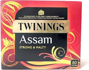 Twinings Assam Strong & Malty 100% Black Tea, 80 Tea Bags, 200g (Pack of 3)