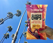 Barnana Himalayan Pink Sea Salt / 5 Count (Pack of 1) / 1 Dried Banana Chips