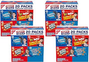 NABISCO Snacks Variety Pack, OREO Minis, Nutter Butter Bites, CHIPS AHOY! Minis Cookies, and RITZ Bits Cheese Sandwich Crackers, (Pack of 80)