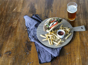 Disposable Taco Taxi by Tablecraft – 3.5" x 2.5" x 1.8", Poplar Wood, Brown, Model 10516