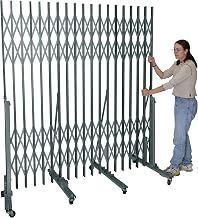 Hallowell P601-09 Superior Portable Gate for Corridor Widths 6'-0"-9'-0", 736 Sport Silver