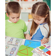 Basic Shapes Cards Kit by Wikki Stix – 7 Inches (Cards Only), Wax, Multi, Model WKX705