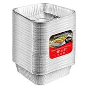Stock Your Home 100 Pack / Silver / 100 Disposable Cookware