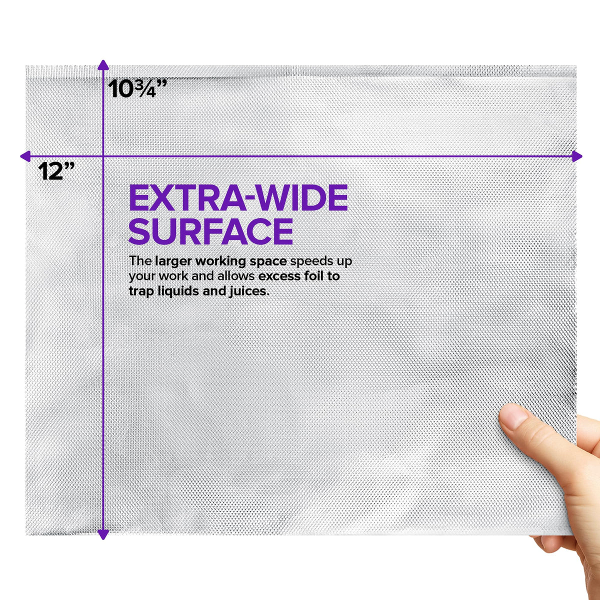 Stock Your Home 12" Inch / Silver / 100 Aluminum Foil