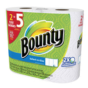 Select-A-Size Paper Towels by Bounty – 2 Count (Pack of 1), Paper, White, Pack of 2, Model 37000950462