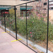 Perimeter Patrol RF 10005-12 Temporary Security Fence Kit by Jewett Cameron – 72"H", Alloy Steel, Black, Model RF 10005 - 12