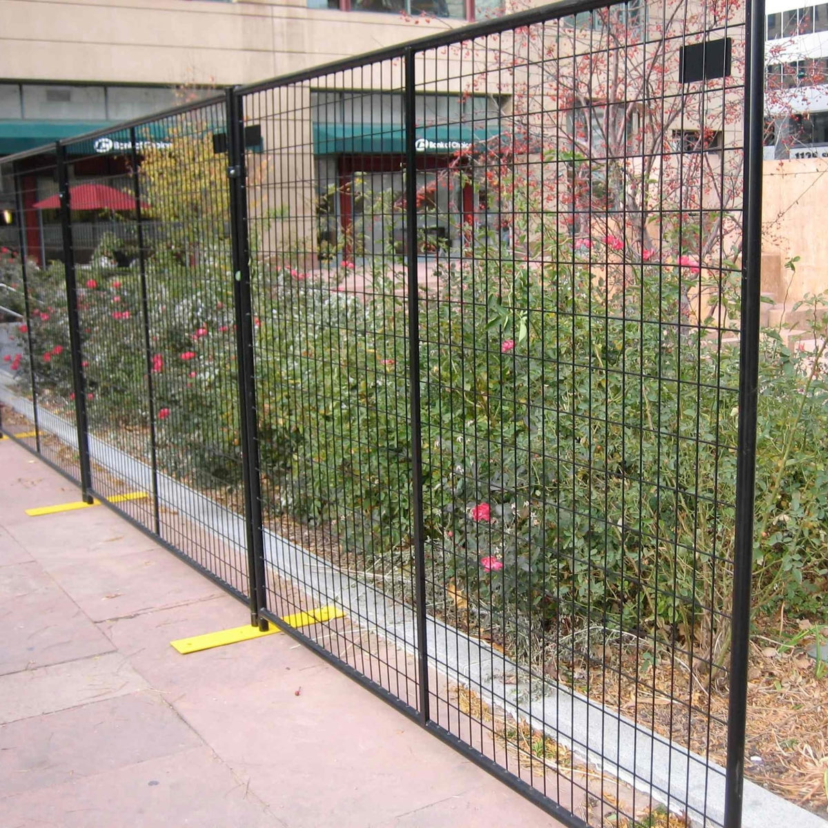 Perimeter Patrol RF 10005-12 Temporary Security Fence Kit by Jewett Cameron – 72"H", Alloy Steel, Black, Model RF 10005 - 12