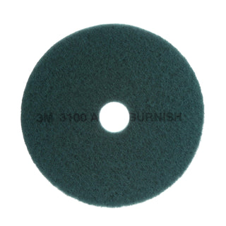 Aqua Burnish Pad by 3M – 24 inches, Bamboo, Aqua, Pack of 5, Model 048011174384