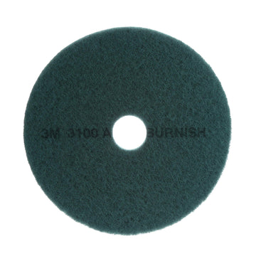 Aqua Burnish Pad by 3M – 24 inches, Bamboo, Aqua, Pack of 5, Model 048011174384