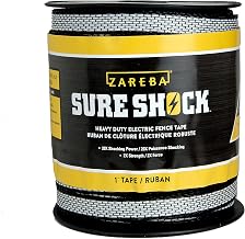 Zareba Heavy-Duty Sure Shock Polytape - 500 Foot x 1 inch - HDT500W1-Z - Heavy-Duty Polyatpe for Electric Fence