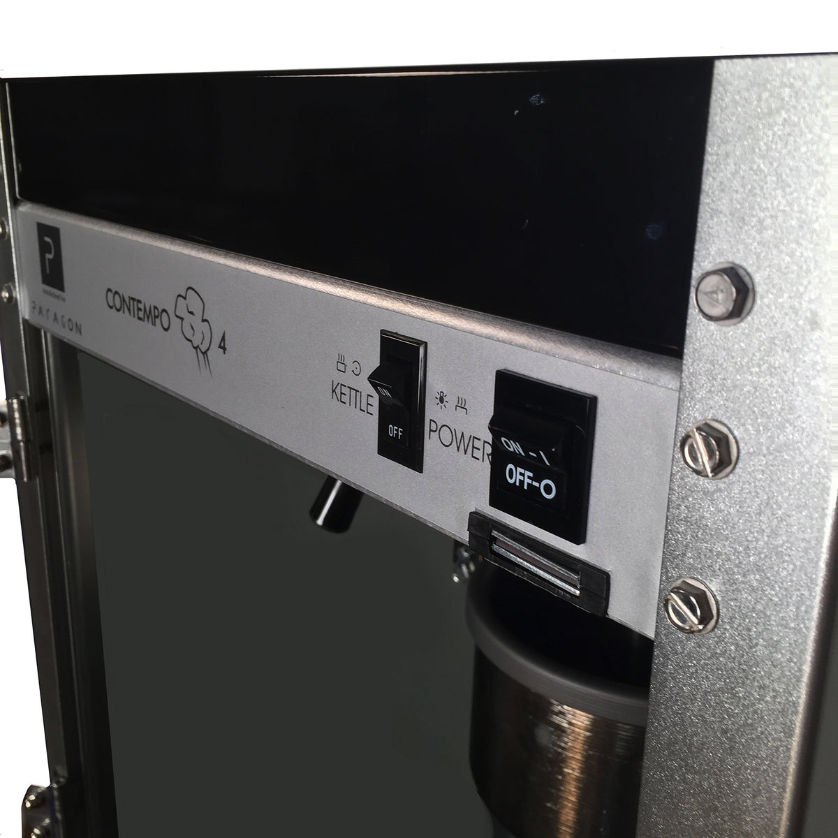 Contempo Pop 4 Ounce Popcorn Machine for Professional Concessionaires Requiring Commercial Quality High Output Popcorn Equipment by Paragon – 4 ounce, Alloy Steel, Model 1104220