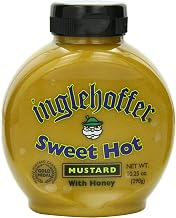 Inglehoffer Sweet Hot Mustard, 10.25 Ounce Squeeze Bottle (Pack of 6)