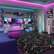 Joy Carpets Fluorescent Celebration 12' x 15' Area Rug