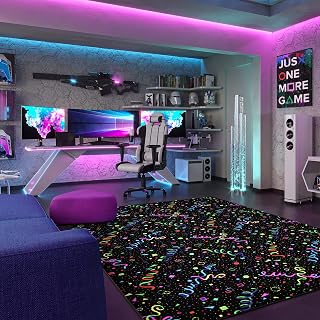 Joy Carpets Fluorescent Celebration 12' x 15' Area Rug