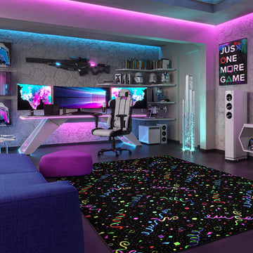 Fluorescent Celebration 12' x 15' Area Rug by Joy Carpets – 12' x 15' (Rectangular), Nylon, Fluorescent, Model 36U
