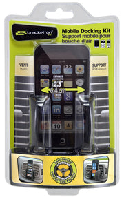 IPM-202BL Docking Cradle Mount for iPod and iPhone (Black) by – Smartphone/MP3, Aluminum, Black, Model IPM-202-BL